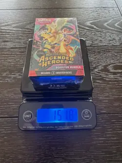 Pokemon Cards Ascended Heroes Booster Bundle HEAVY 🔥 151.8g Possible God PackU - Image 1