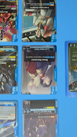 Gundam Card Game Newtype Rising BLUE SET LOT OF 67 CARDS LR RARE UNCOMMON COMMON - Image 2