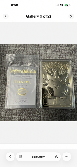 1999 Pokemon 23K Gold-Plated Burger King Promo Trading Card In Case lot of 3 - Image 4