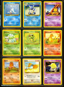 1999 Pokemon BASE SET Unlimited Edition COMPLETE Non Holo UNCOMMON COMMON Cards - Image 4
