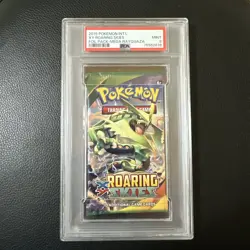 Pokemon XY Roaring Skies Rayquaza Factory Sealed Booster Pack PSA 9 Card tcg - Image 1