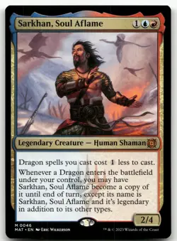 Sarkhan, Soul Aflame #46 (NM) March of the Machine MAT Magic MTG - Image 1
