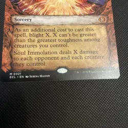 Soul Immolation (Showcase) Lorwyn Eclipsed MTG - Image 3