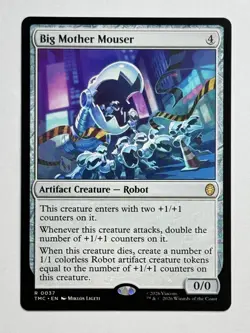 Magic The Gathering Big Mother Mouser 37 Commander Teenage Mutant Ninja Turtles - Image 1