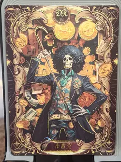 Brook One Piece Card Anime Goddess Story Waifu DR DR-04 - Image 1