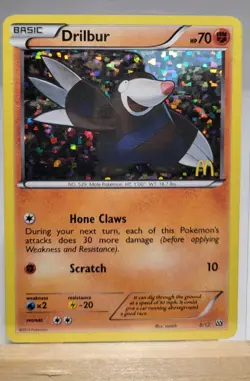 Pokemon TCG Drilbur 8/12 McDonald's Collection 2012 LP - Image 1