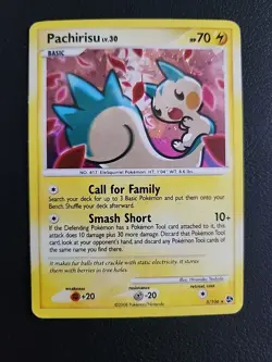 Pachirisu - 5/106 - 2008 Great Encounters Holo Pokemon Card - HP - Image 1