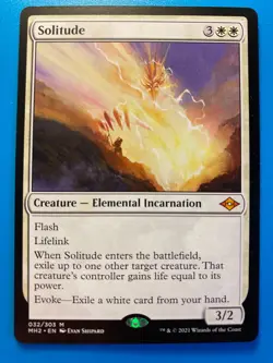MTG 1x Solitude # 32 Modern Horizons 2 Modern Magic the Gathering Card x1 NM - Image 1
