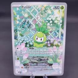 Pokemon TCG Petilil 091/086 IR Black Bolt Near Mint Holo - Image 1