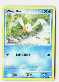 Wingull 81/99 Common Arceus Pokemon Lightly Played - Image 1
