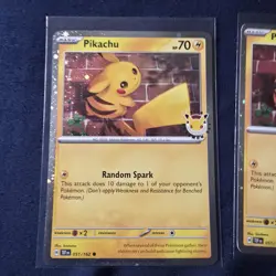 Pokemon TCG Pikachu Pokemon Day 2026 Stamped Promos, Lot Of 6, NM, Some Swirls - Image 5