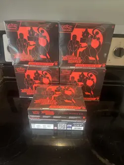 Pokemon Destined Rivals Elite Trainer Box ETB Sealed lot of 5 - Image 1