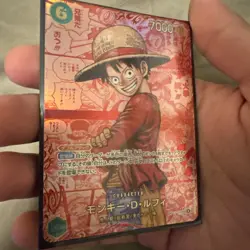 ONE PIECE CARD RED MANGA LUFFY COMIC SUPER PARALLEL OP13-118 JAPANESE 2025 - Image 4