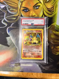 PSA 7 Charizard #4 PSA 6 Blastoise #2 1999 Pokemon Base Set Umlimited - Image 3