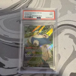 2023 Pokemon Snorlax Card #051 PSA 9 Mint Elite Trainer Box - Image 1