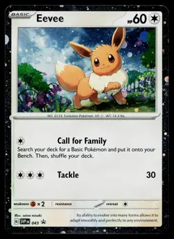 Eevee 043 Promo Scarlet & Violet Pokemon Near Mint - Image 1