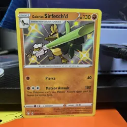 Galarian Sirfetch’d SV064/SV122 Shiny Vault Holo Rare Shining Fates Pokemon NM - Image 1