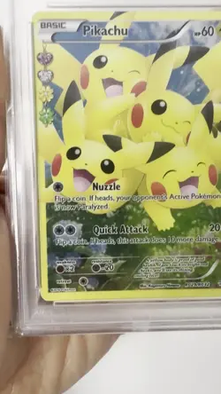 Pokemon Pikachu TCG RC29/RC32 Radiant Collection Generations PSA 8 NM-MT - Image 2