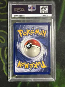 1999 Pokemon JUNGLE PROMO MEOWTH GOLD BORDER 56 FRUIT ROLL PROMO PSA 7 NM - Image 2