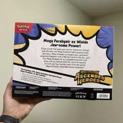 Pokemon TCG : Ascended Heroes, Mega Feraligatr Ex Collection Box - In Hand - - Image 2
