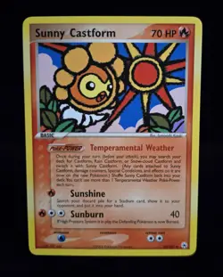 Pokemon TCG - SUNNY CASTFORM - 26/101 - RARE - EX: HIDDEN LEGENDS (2004) - NM - Image 1