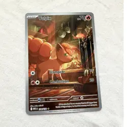 Pokemon TCG Vulpix Me01: Mega Evolution Illustration Rare Holo 70 HP 138/132 - Image 1
