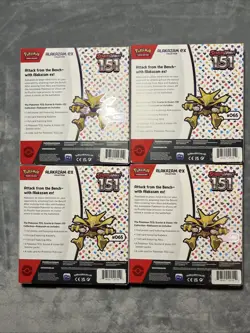 Pokemon TCG 151 Alakazam Ex Collection Box ***Lot Of 4*** - Image 4