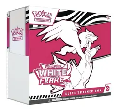 Pokemon Scarlett And Violet White Flare ETB Sealed Box - Image 1