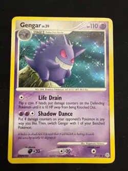 2007 Pokemon - Gengar - Regular/Non-Holo 27/130 Diamond & Pearl - Stage 2 LP/MPU - Image 1