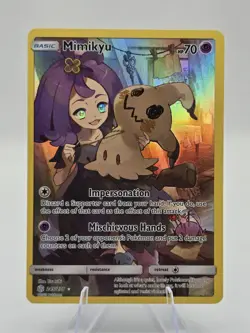 Mimikyu (Secret) 245/236 Sm-Cosmic Eclipse Holo Pokemon [NM] - Image 1