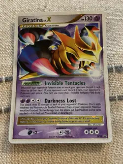 Pokemon Giratina LV.X DP38 Promo Diamond and Pearl Holo - Image 1