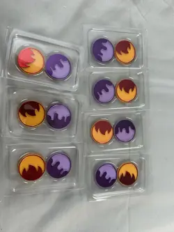 Pokemon TCG ETB Accessory Lot Dividers Dice Damage Counters - Image 2
