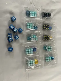 Pokemon TCG ETB Accessory Lot Dividers Dice Damage Counters - Image 3
