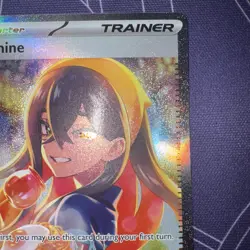 Pokemon TCG Trainer Carmine 217/167 Twilight Masquerade Near Mint/Mint - Image 3
