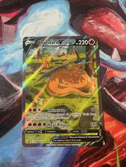 Charizard V SWSH260 Full Art Holo Sword and Shield Black Star Promo Pokemon TCG - Image 1