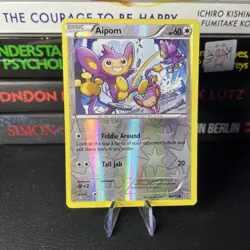 Pokemon TCG Aipom Steam Siege 90/114 Reverse Holo Common LP - Image 1