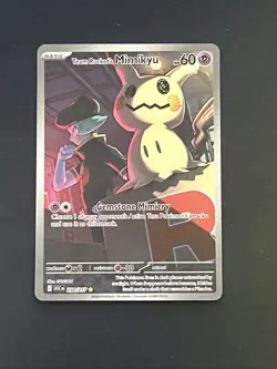 Pokemon TCG Team Rockets Mimikyu IR 238/217 Ascended Heroes Near Mint Condition - Image 1