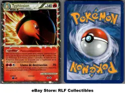 2010 Pokemon, Heartgold & Soulsilver, #110/123 Typhlosion Prime Ultra R, Spanish - Image 1