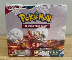 Pokemon TCG Sword & Shield Battle Styles Booster Box Sealed + Acrylic Case - Image 2