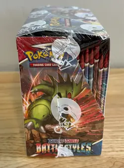 Pokemon TCG Sword & Shield Battle Styles Booster Box Sealed + Acrylic Case - Image 4