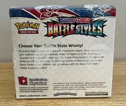 Pokemon TCG Sword & Shield Battle Styles Booster Box Sealed + Acrylic Case - Image 5