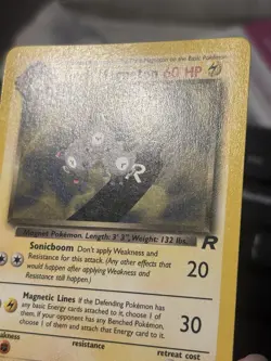 2000 Pokemon Dark Magneton Team Rocket #28/82 Regular Unlimited LP - Image 3