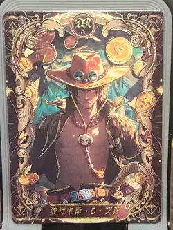 Portgas D. Ace One Piece Card Anime Goddess Story Waifu DR DR-02 - Image 1