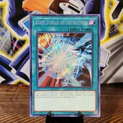 Yu-Gi-Oh! Burst Stream of Destruction LCKC-EN025 Secret Rare UNLIMITED Near Mint - Image 1