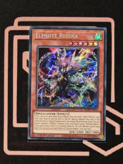 BLZD-EN014 Elfnote Regina Secret Rare 1st EdITION YuGiOh - Image 1