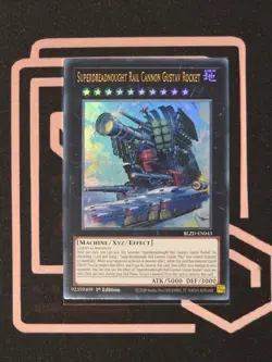 BLZD-EN043 Superdreadnought Rail Cannon Gustav Rocket Ultra Rare YuGiOh - Image 1