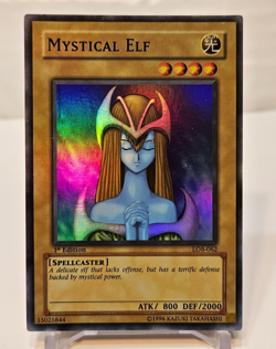 Mystical Elf LOB-062 Super Rare 1st Edition Asian English Version Yugioh 968 - Image 1
