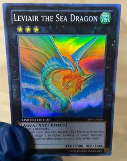 Yugioh Leviair the Sea Dragon CT09-EN018 Super Rare Limited Edition LP - Image 2