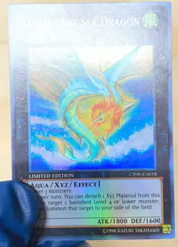 Yugioh Leviair the Sea Dragon CT09-EN018 Super Rare Limited Edition LP - Image 3