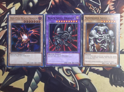 Yugioh: Black Skull Dragon 3 Card Fusion Set! W/Holo Red-Eyes - Near Mint - Image 1